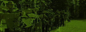 Archers lined up