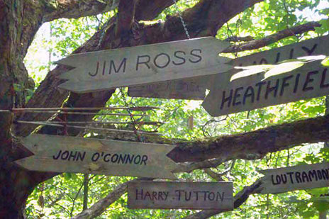 Memory Tree signs